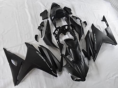 FC Matte Black Fairing kit Fit for HONDA 2016 2017 2018 CBR500R Motorycycle fairings Plastic Bodywork Bodyframe Aftermarket a003