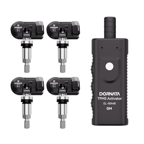 TPMS Sensor,GM Tire Pressure Monitoring Sensor with 1 tpms relearn Tool - size: 5 PCS