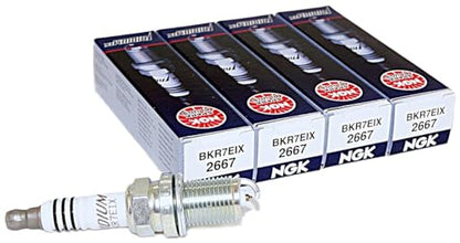 NGK 2667 Spark Plug BKR7EIX Iridium IX (4 Pack)