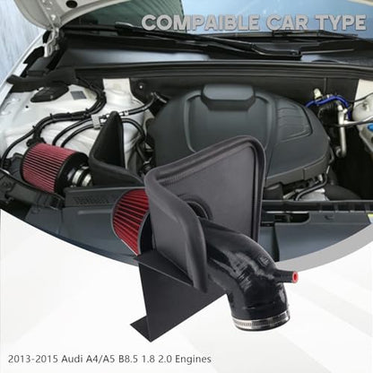 Cold Air Intake for 2012-2015 Audi B8.5 A4/A5 1.8T/2.0T EA888 - size: 13-15 Audi A4/A5 B8 1.8/2.0