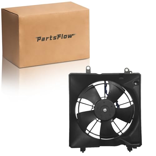 PartsFlow A/C Condenser Cooling Fan For 2013-2015 Acura ILX For 2012-2015 Honda Civic 621-480 - color: For Acura ILX