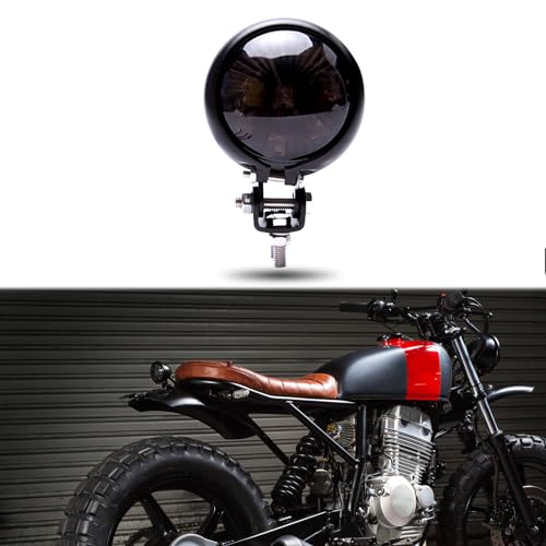 Rich Choices Motorcycle LED Tail Light Brake Lights Driving Braking Stop Lamp for Cafe Racer Chopper Bobber Custom - color: Smoke