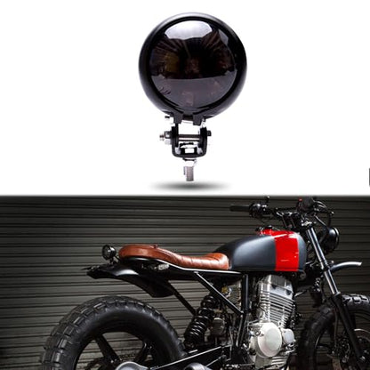 Rich Choices Motorcycle LED Tail Light Brake Lights Driving Braking Stop Lamp for Cafe Racer Chopper Bobber Custom - color: Smoke