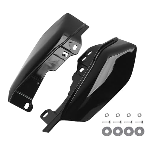 Black Mid Frame Air Deflector Heat Shields Deflectors 2009-2024 Compatible for Harley Davidson Touring Street Glide Road Glide Electra Glide Road King Ultra Limited Tri Glide CVO