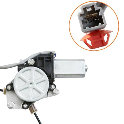 748-559 Rear Right Passenger Side Power Window Regulator with Motor - size: Rear Right