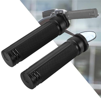 1 Inch Cable Throttle Handlebar Grips Motorcycle Hand Grips - color: #7 Black