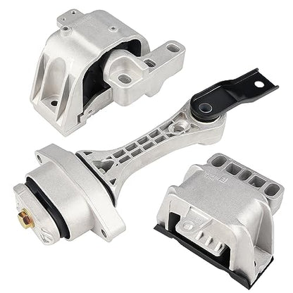 Engine Mount Trans Motor Kit Replacement for Volkswagen Beetle 1.8L 2.0L - size: 3PCS-Compatible with OE# A6929 A6930 A6935