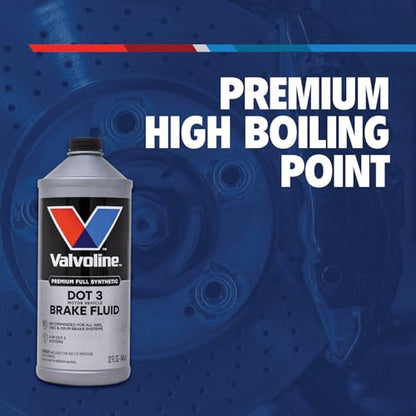 Valvoline DOT 3 Synthetic Brake Fluid, 32 oz - size: 32 fl oz