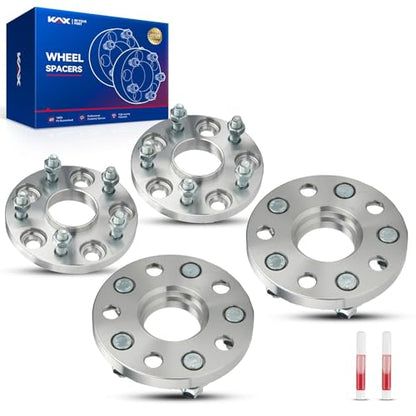 KAX 5x4.5 Hub-Centric Wheel Spacers 15mm for Toyota Camry - color: Silver, size: 5x4.5" -60.1mm -M12x1.5 -15mm thick