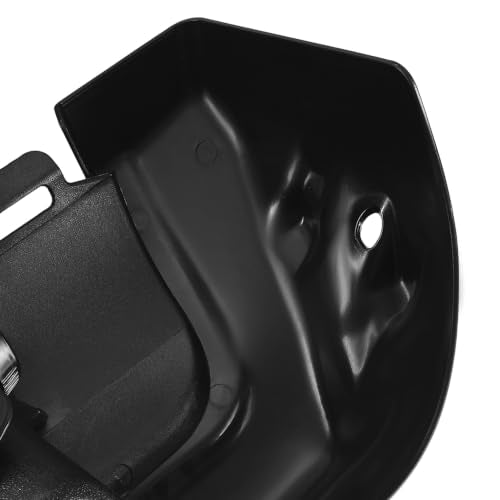 XFMT Motorcycle Lower Fairing w/Glove Box Fit For Harley Touring 1983-2013 - color: Vivid Black For Harley Touring '83-'13