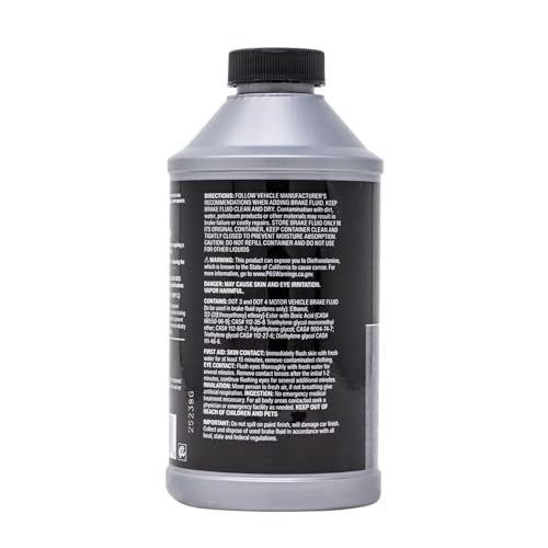 Valvoline DOT 3 & 4 Synthetic Brake Fluid, 12 oz - size: 12 fl oz