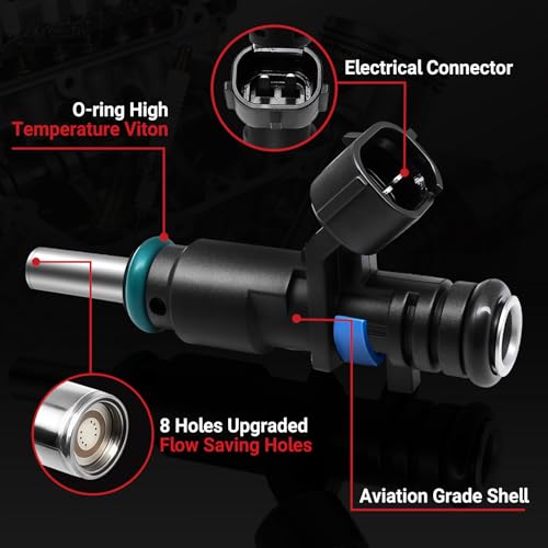 Fuel Injectors 07K906031C FJ1067 Compatible with Volkswagen L5 2.5L - size: 07K906031C