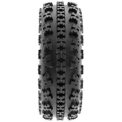 SunF ATV Tires 19x7-8 20x11-9 Sport Race Knobby 6 PR A027 - BUNDLE - size: 19x7-8 & 20x11-9