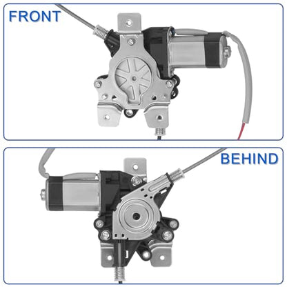 Obaee Window Regulator with Motor Rear Left Driver Side, Replace 751-707 - size: Rear Left Driver Side