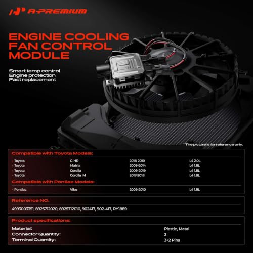 A-Premium Engine Radiator Cooling Fan Control Module