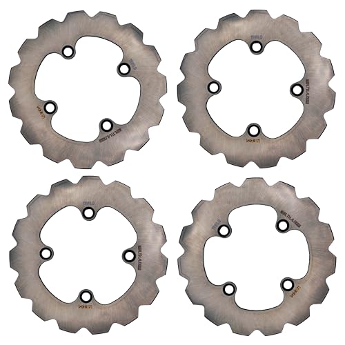Traild Ceramic Brake Pad & Rotor Kit for CFMoto UForce 2019-2026 Full Set - style: Ceramic Pad & Rotor Set