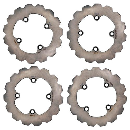 Traild Brass Brake Pad & Rotor Kit for CFMoto UForce 2019-2026 Front & Rear - style: Brass Pad & Rotor Set