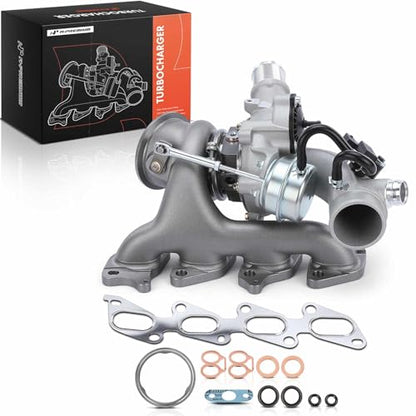 A-Premium Complete Turbo Turbocharger with Gasket Kit & Wastegate Actuator - style: Turbo with Gasket Kit