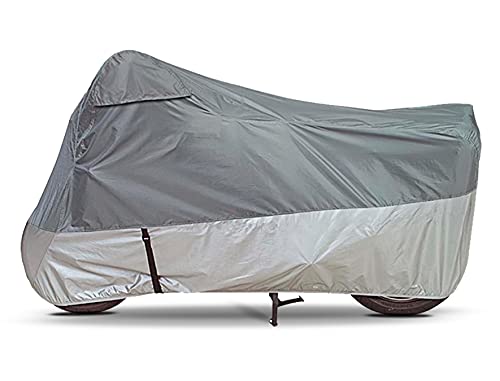 Dowco Guardian 26037-00 UltraLite Plus Water Resistant Indoor/Outdoor Motorcycle Cover: Grey, X-Large