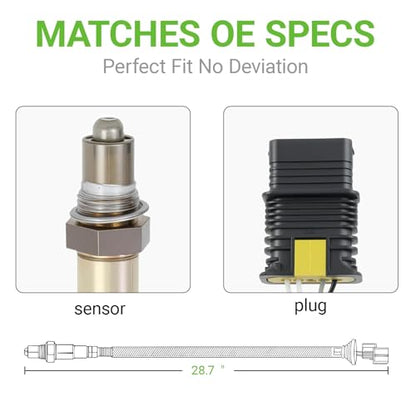 O2 Oxygen Sensor 234-4479 Downstream Compatible with BMW 135i 135is 335i 535i 640i 740i 740Li X3 X4 X5 X6, GT xDrive Gran Coupe, ActiveHybrid 3/5/7, L6 3.0L # 11787589475 250-24991 2344479 11787589122 - size: 250-24991