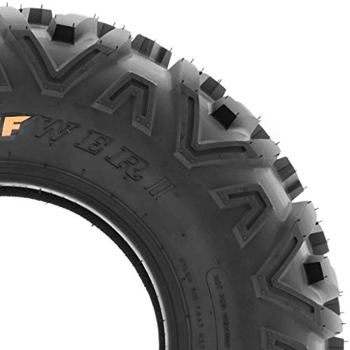 Set of 2 SunF Power.II 26x9-12 ATV UTV Off-Road Tires, All-Terrain, 6 PR, Tubeless A051 - size: 26x9-12