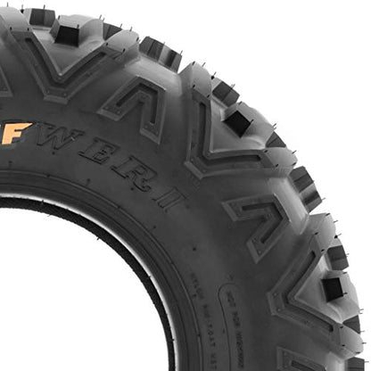 Set of 2 SunF Power.II 26x9-12 ATV UTV Off-Road Tires, All-Terrain, 6 PR, Tubeless A051 - size: 26x9-12
