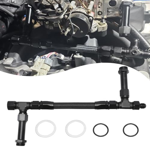 8AN Dual Feed Fuel Line Kit for Holley 4150 Carb 7/8" Inlet