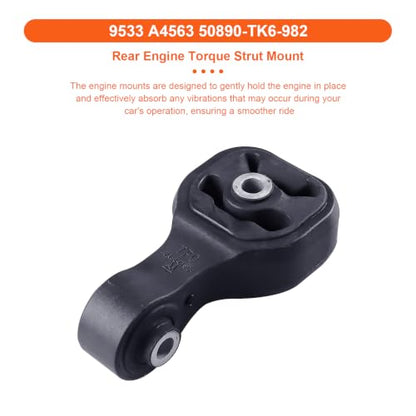 Engine Motor Mount Set & Trans Mount ,Replaces AM500 A65001HY A4563 A65012 - size: 09-14 Honda Fit 1.5L L4