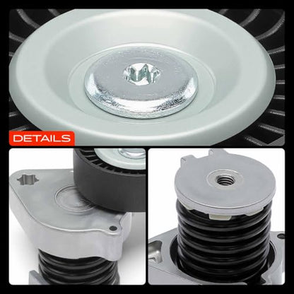 A-Premium Belt Tensioner Assembly with Pulley Compatible with Mercedes-Benz - style: 39207