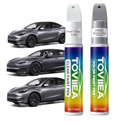 Midnight Silver Metallic(PMNG)Touch Up Paint for tesla ModelY/3/X/S - color: (PMNG)Midnight Silver Metallic for Model Y/3/X/S