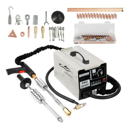 Spot Welder Dent Puller Machine Body Repair Dent Removal Tools 6 Models Dent Puller Welder 110V 3800A Car Dent Puller Smaller Welding Spot Stud Welder Dent Repair Kit Dent Remover Tool For Car/Trucks