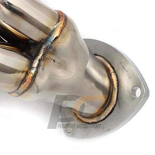 Exhaust Headers, Shorty Headers for 2002-2013 Silverado Sierra Tahoe Yukon Suburban Avalanche Escalade 4.8L 5.3L 6.0L 6.2L LS V8, 304 Stainless Steel, Polished, 1-5/8 in. Primary Tubes, Bolt-on Fit