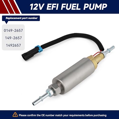Electric Fuel Pump For Caterpillar 320D3/320D3GC, Cummins 6C 8.3/QSK 19/QSK 19 MQSM 11, Hitachi EX 1800-3, Hyundai R290 RB-3/R320 LC/R320 LC-3, Komatsu D61 EX12 OE: 149-2657 01492657 1492657 - size: FP400507