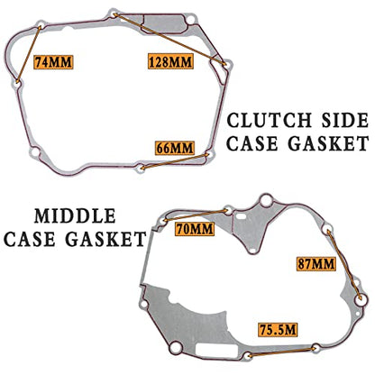 Gasket Kit Suit with 52.4mm Bore Cylinder Head for Chinese 110cc Engine ATV Dirt Bike Go Kart Quad 4 Wheeler Dune Buggy 1P52FMH (23 PCS)