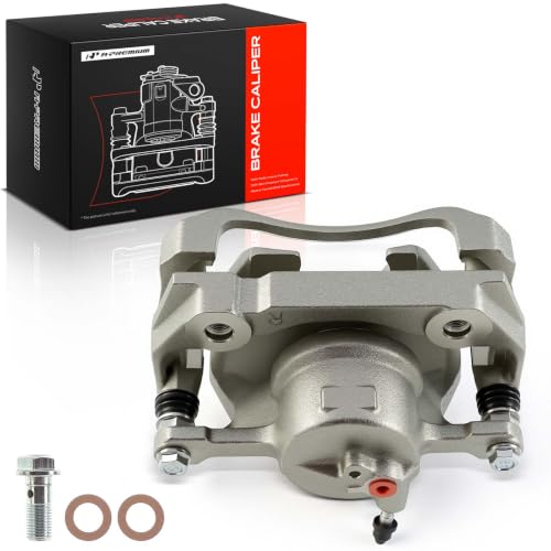 A-Premium Front Right Passenger Disc Brake Caliper with Bracket - style: Front Passenger