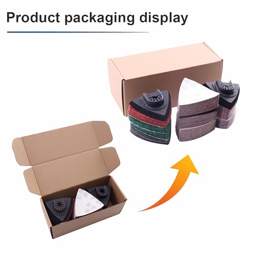 133 Pcs Oscillating Tool Sanding Pads Kit