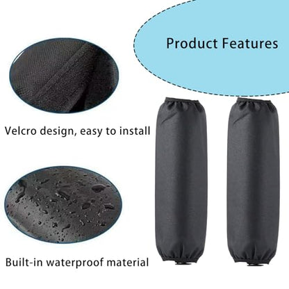 4 PCS Universal Shock Cover, Rear Shock Absorber Suspension Protector, ATV Shock Covers Suspension Protector Absorber Protection, Suitable for Motorcycles, ATVs, Four-Wheelers, and Scooters (350MM)