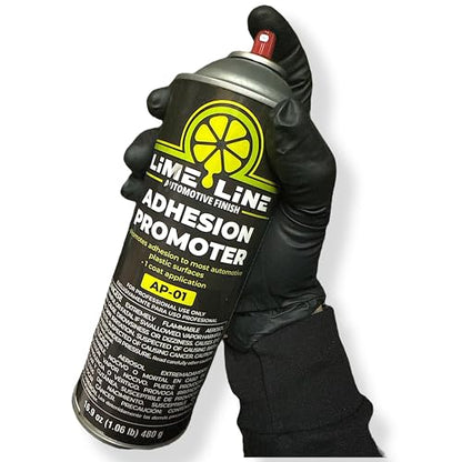 LiME LiNE Plastic & Metal Adhesion Promoter, Dries Clear: Promotes Primer, Basecoat and Clearcoat Adhesion, 16.9 oz Aerosol Can