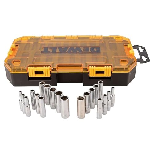 DEWALT DWMT73811 Tool Kit 1/4'' Drive Deep Socket Set, 20 Piece - style: 1/4" Drive