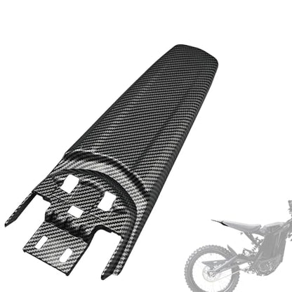 Extended Rear Fenders Longer Tail Guard for Surron Light Bee X/S and Segway X160/X260 (Carbon Fiber Pattern) - color: Carbon Fiber Pattern