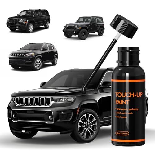 PX8/DX8 Black Touch Up Paint Compatible With Jeep, Automotive Paint - color: PX8/DX8 Black