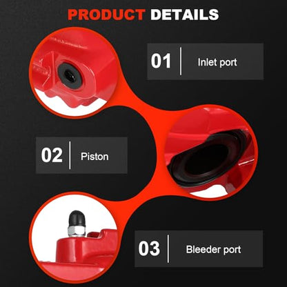 cciyu Rear Left/Right Disc Brake Caliper Assembly with Bracket 18B5047 - size: Rear Right[18B5047]