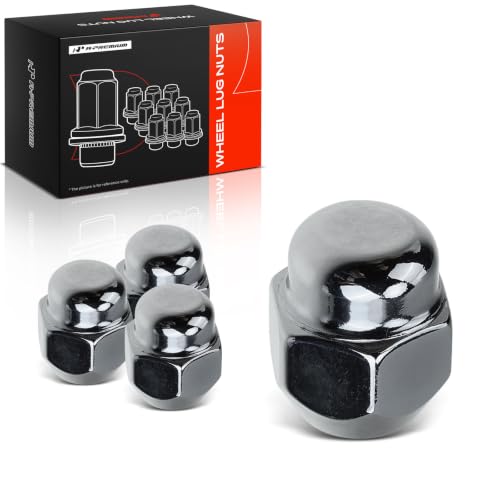 A-Premium One Wheel M12-1.25 Wheel Lug Nuts, Set of 4 - size: 4 PCS