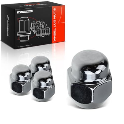 A-Premium One Wheel M12-1.25 Wheel Lug Nuts, Set of 4 - size: 4 PCS
