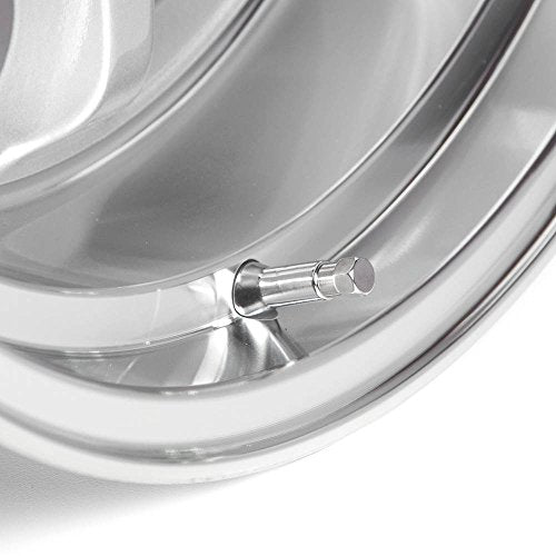 Circuit Performance Chrome Rubber Valve Stems TR414 38mm (Set of 4)