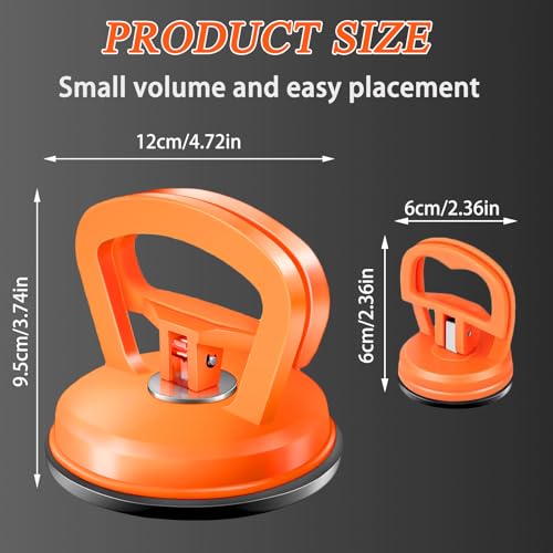 Dent Puller, 3PCS Car Dent Puller Kit, Heavy-Duty Suction Cup Dent Removal Tool, Auto Body Repair Set, Powerful Scratch-Free Dent Lifter for Cars, Trucks, Glass & Furniture