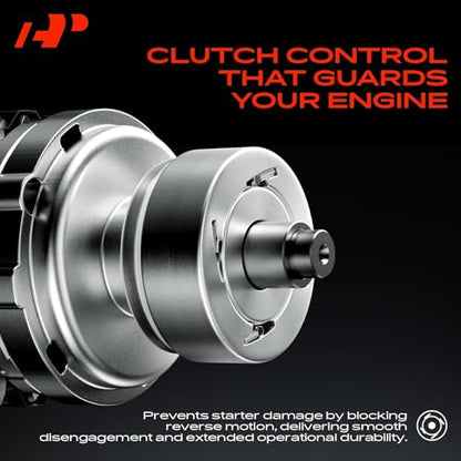 A-Premium Starter Motor, 12V 1.4KW 12 Teeth Clockwise