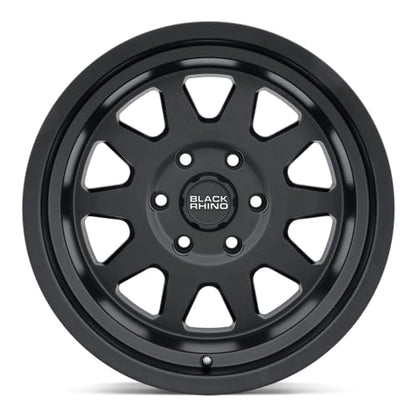 Black Rhino Hard Alloys STADIUM 17X8, 6X5.5, 5.88, +35mm MATTE BLACK - 1780SDM356140B12A