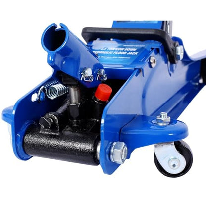 2.5 Ton Heavy-Duty Hydraulic Floor Jack, 5,000LB Capacity Low Profile Steel Jack with Single Piston Lift Pump for Car Truck SUV, Lifting Range 3.5"-14.50" - size: 2.5 Ton