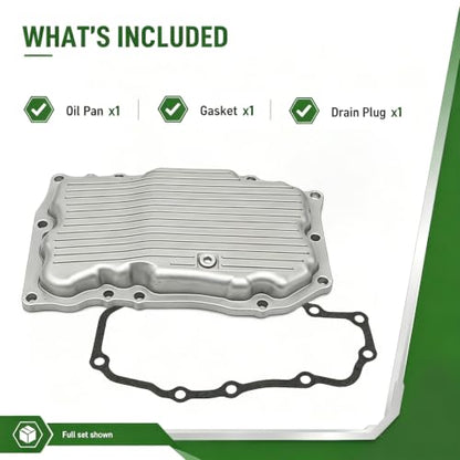 11110-6RC1B Engine Oil Pan Compatible with Rogue 2021-2024 1.5L